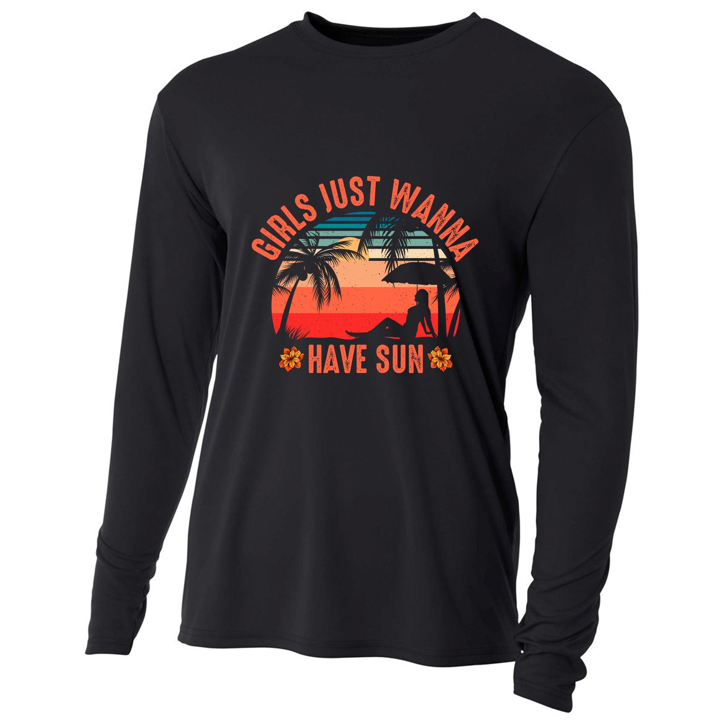 Girls_ Just Wanna Have Sun Cooling Performance Long Sleeve Crew