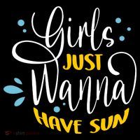 Girls Just Wanna Have Sun Summer Beach Life Performance Shirt