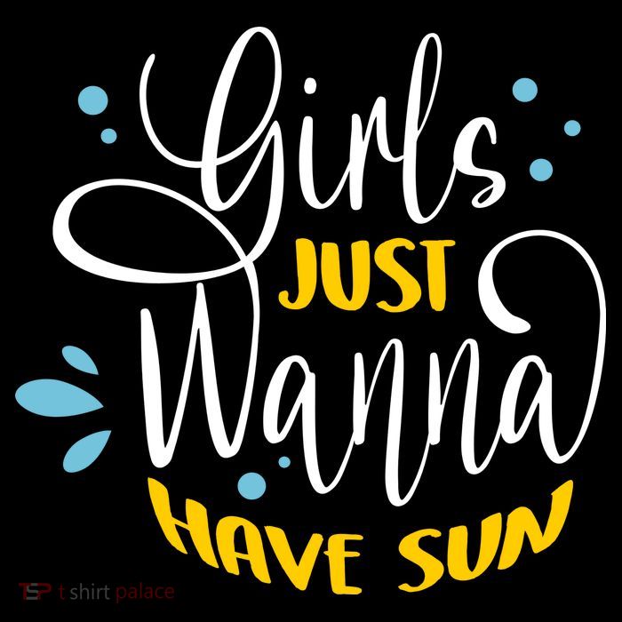 Girls Just Wanna Have Sun Summer Beach Life Performance Shirt