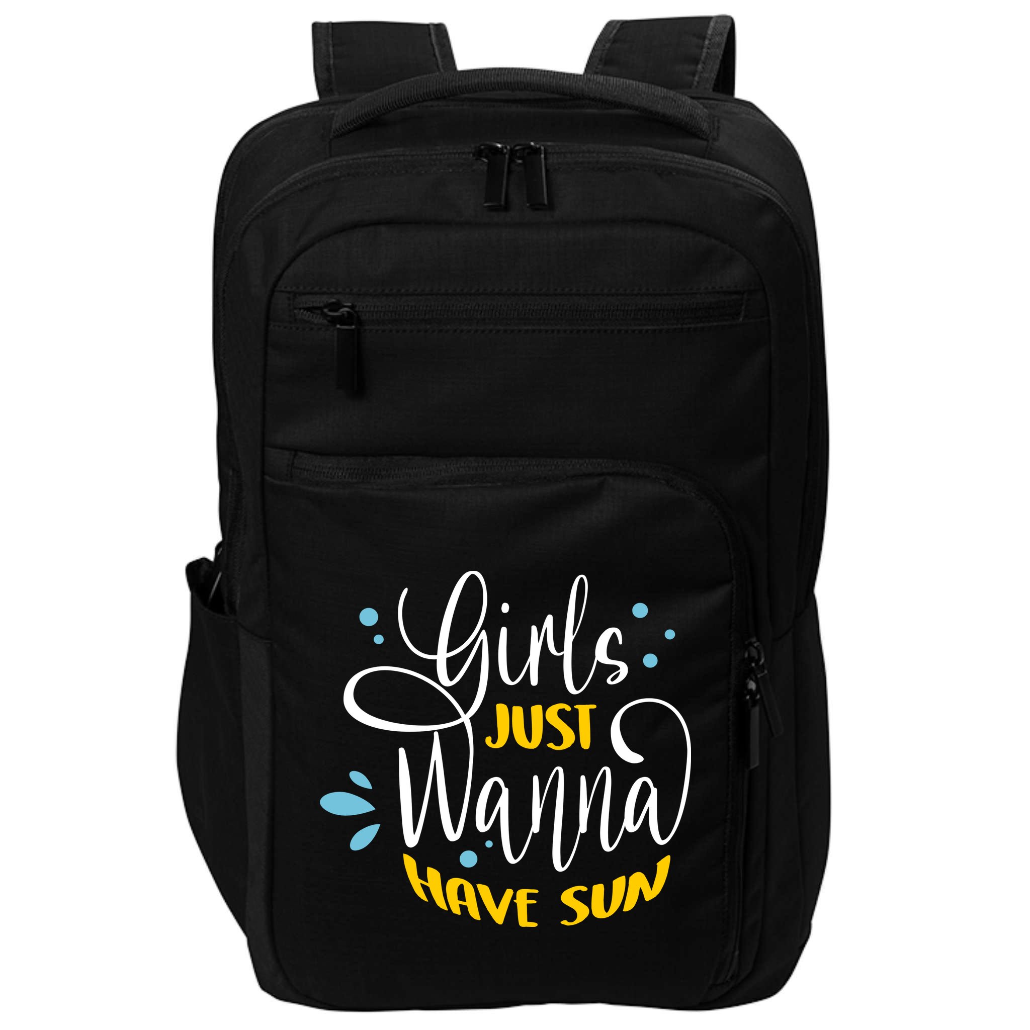 Girls Just Wanna Have Sun Summer Beach Life Impact Tech Backpack