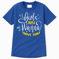 Girls Just Wanna Have Sun Summer Beach Life Tall T-Shirt