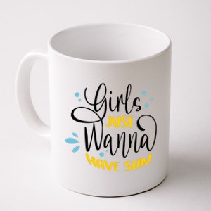 Girls Just Wanna Have Sun Summer Beach Life Coffee Mug