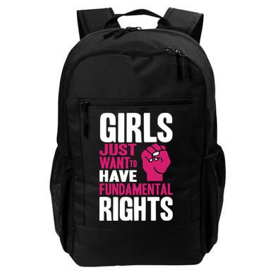 Girl Just Want To Have Fundamental Rights Protest Backpack