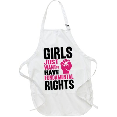 Girl Just Want To Have Fundamental Rights Protest Apron