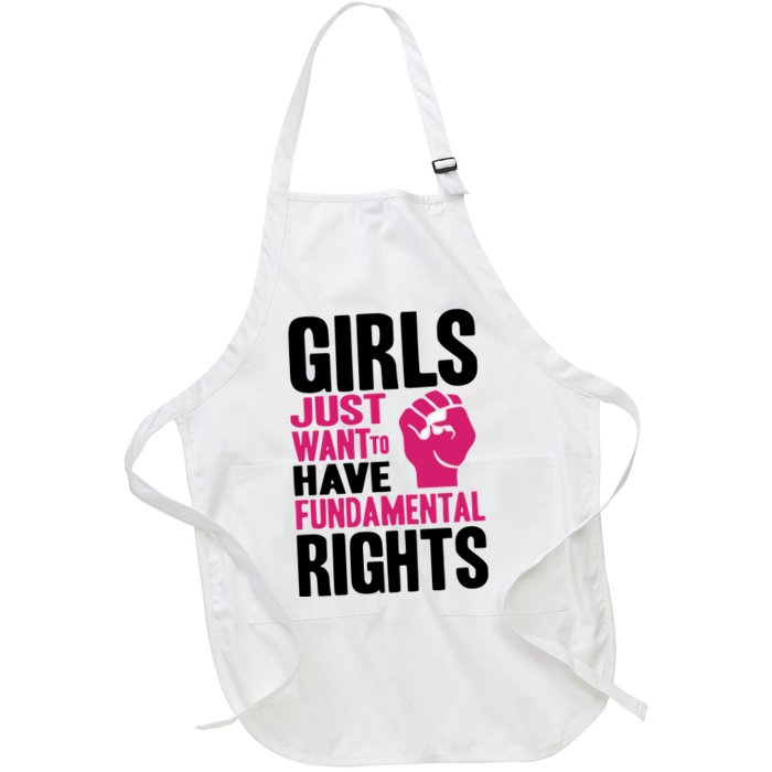 Girl Just Want To Have Fundamental Rights Protest Apron
