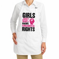 Girl Just Want To Have Fundamental Rights Protest Apron