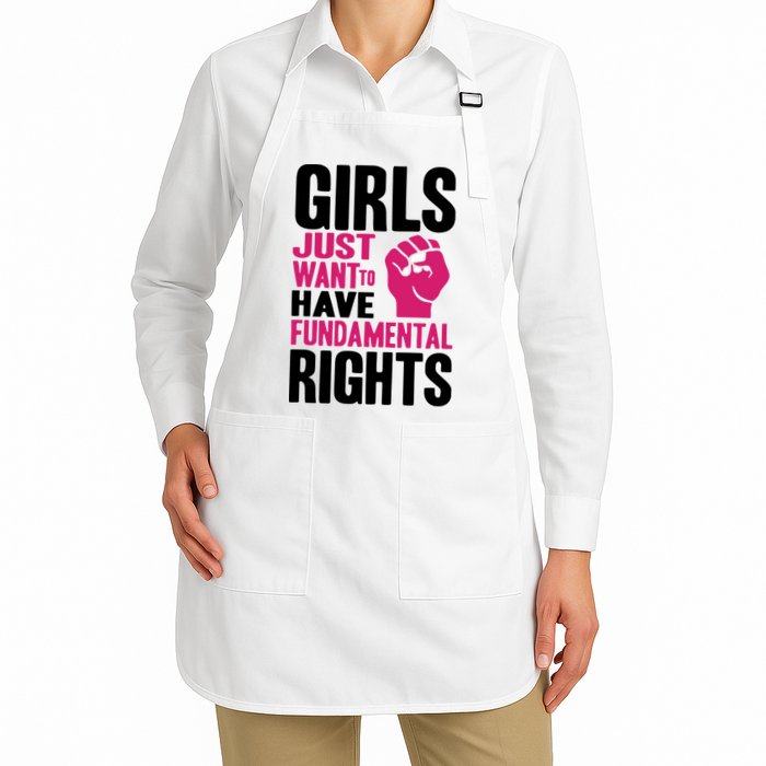 Girl Just Want To Have Fundamental Rights Protest Apron