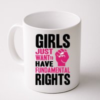 Girl Just Want To Have Fundamental Rights Protest Mug