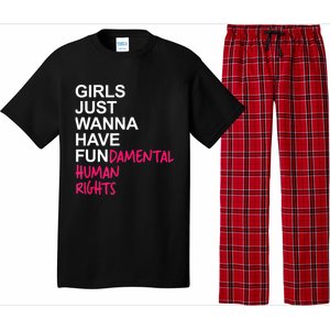 Girls Just Wanna Have Fundamental Rights Pajama Set