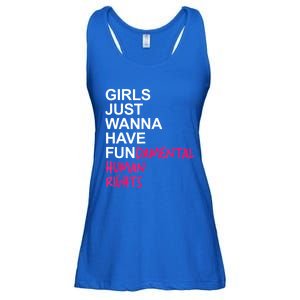 Girls Just Wanna Have Fundamental Rights Ladies Essential Flowy Tank