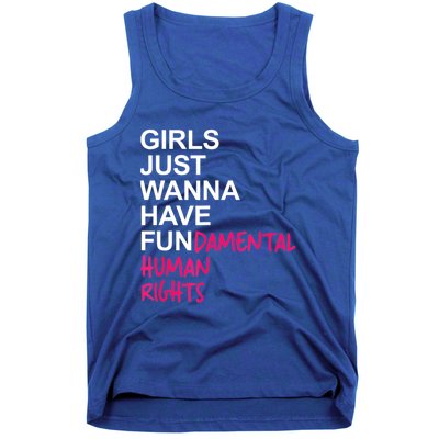 Girls Just Wanna Have Fundamental Rights Tank Top