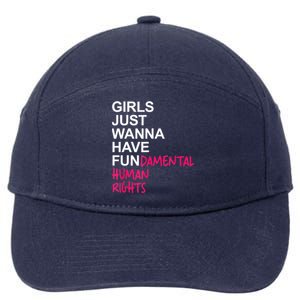 Girls Just Wanna Have Fundamental Rights 7-Panel Snapback Hat