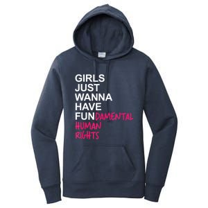 Girls Just Wanna Have Fundamental Rights Women's Pullover Hoodie