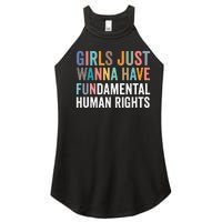 G.I.R.L.S Just Wanna Have Fundamental Rights Women's Perfect Tri Rocker Tank