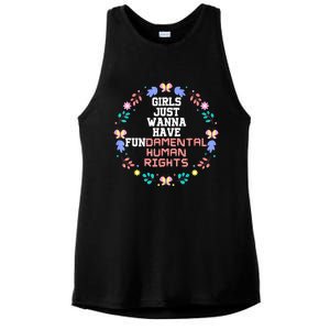 Girls Just Want To Have Fundamental Rights Ladies PosiCharge Tri-Blend Wicking Tank