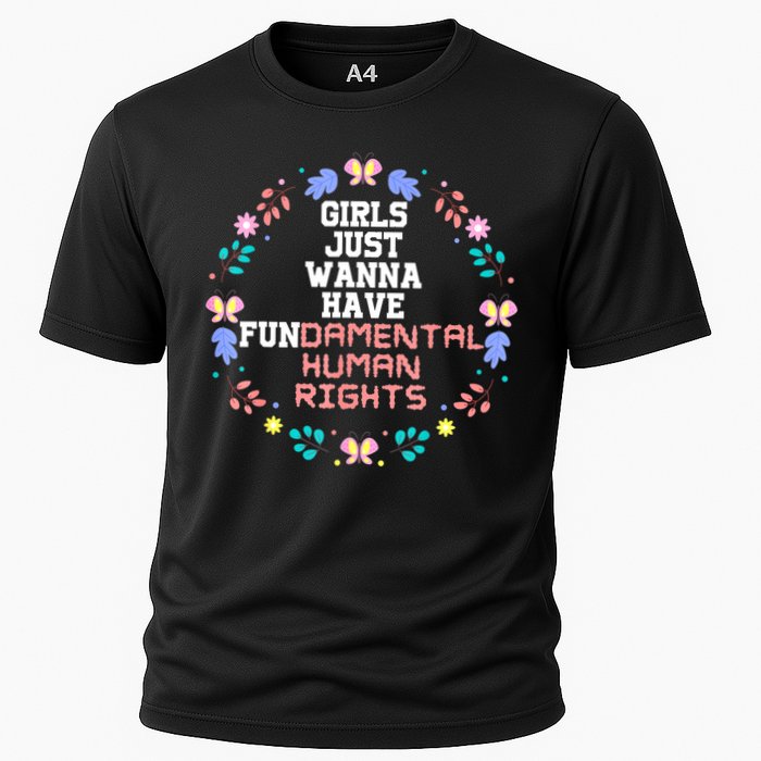 Girls Just Want To Have Fundamental Rights Cooling Performance Crew T-Shirt