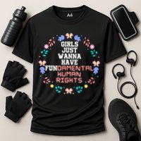 Girls Just Want To Have Fundamental Rights Cooling Performance Crew T-Shirt