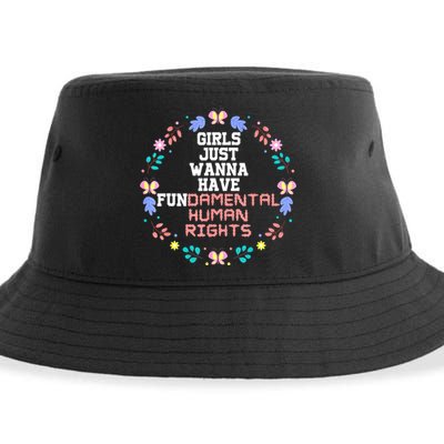 Girls Just Want To Have Fundamental Rights Sustainable Bucket Hat