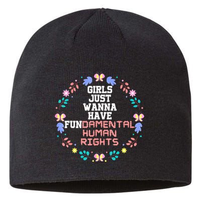 Girls Just Want To Have Fundamental Rights Sustainable Beanie