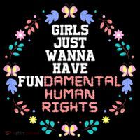 Girls Just Want To Have Fundamental Rights 16 in Basic Backpack
