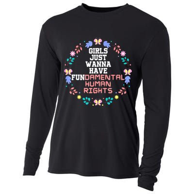 Girls Just Want To Have Fundamental Rights Cooling Performance Long Sleeve Crew