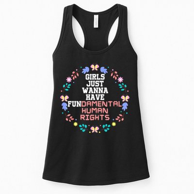 Girls Just Want To Have Fundamental Rights Womens Tank Top