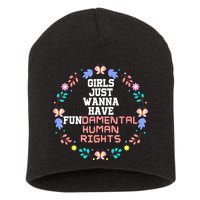 Girls Just Want To Have Fundamental Rights Short Acrylic Beanie