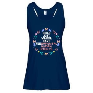 Girls Just Want To Have Fundamental Rights Ladies Essential Flowy Tank