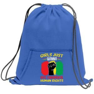 Girls Just Want To Have Fundamental Rights Gift Sweatshirt Cinch Pack Bag