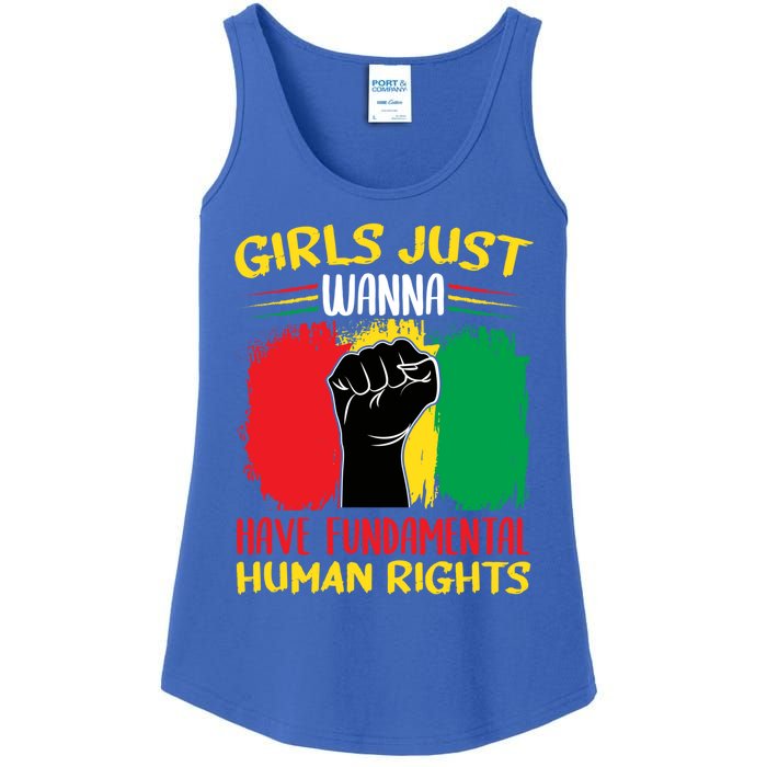 Girls Just Want To Have Fundamental Rights Gift Ladies Essential Tank