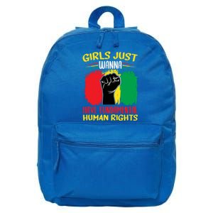 Girls Just Want To Have Fundamental Rights Gift 16 in Basic Backpack