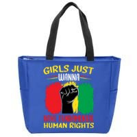 Girls Just Want To Have Fundamental Rights Gift Zip Tote Bag