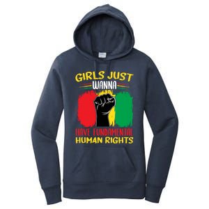 Girls Just Want To Have Fundamental Rights Gift Women's Pullover Hoodie