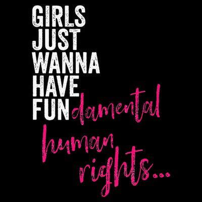 Girls Just Wanna Have Fundamental Rights Feminist T-Shirt