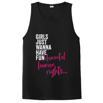 Girls Just Wanna Have Fundamental Rights Feminist PosiCharge Competitor Tank