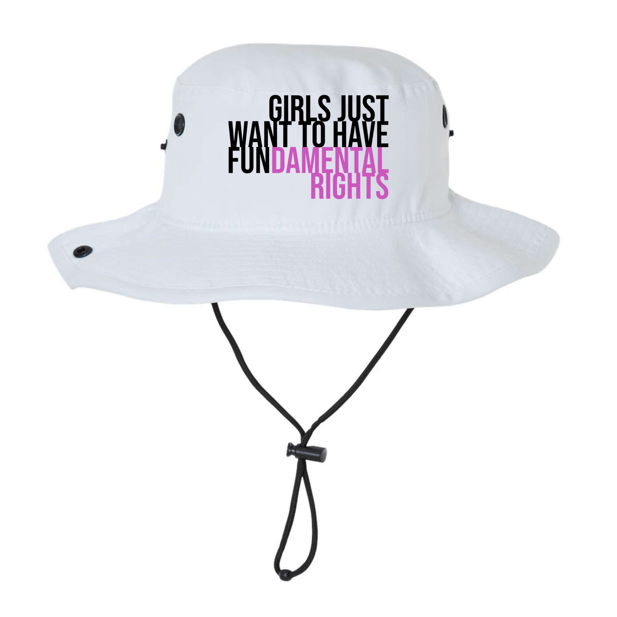 Girls Just Wanna Have Fundamental Rights Feminist Bucket Hat