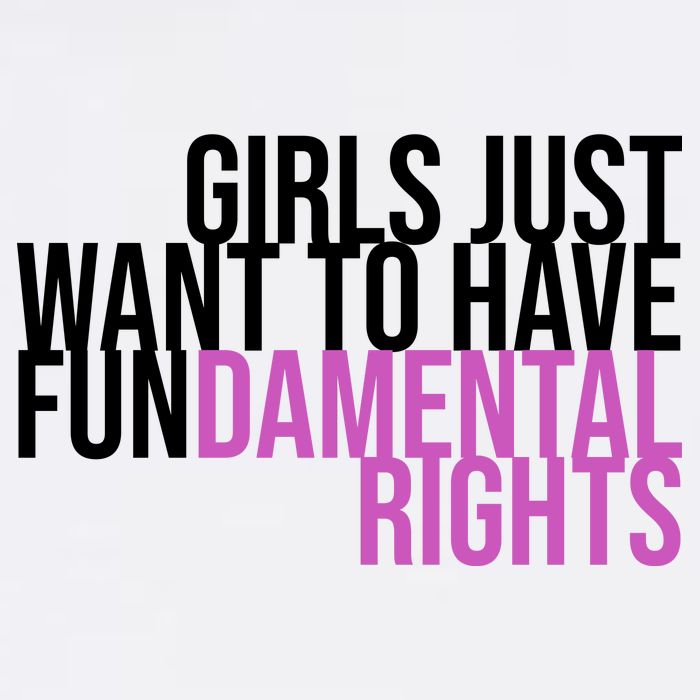 Girls Just Wanna Have Fundamental Rights Feminist Trucker Hat