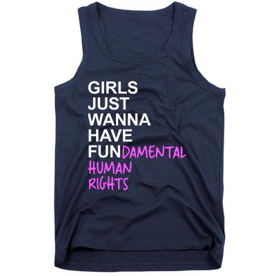 Girls Just Wanna Have Fundamental Rights Gift For Her Tank Top