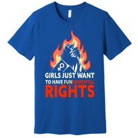 Girls Just Want To Have Fundamental Rights Feminist Gift Premium T-Shirt