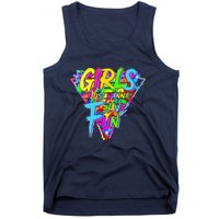 Girl Just Wanna Fun 80s 1980s Nostalgia Tank Top