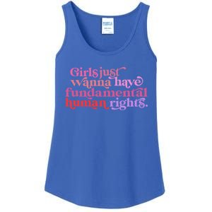 Girls Just Want To Have Fundamental Rights Funny Great Gift Ladies Essential Tank