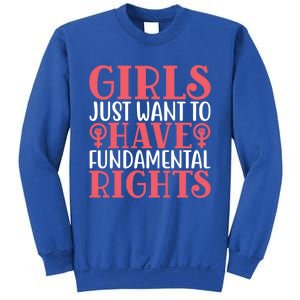 Girls Just Want To Have Fundamental Rights Women Rights Cute Gift Sweatshirt