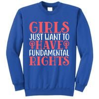 Girls Just Want To Have Fundamental Rights Women Rights Cute Gift Sweatshirt