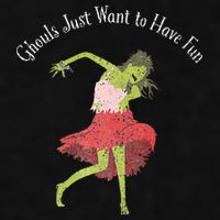 Ghouls Just Want to Have Fun 80's zombie dancing Ladies PosiCharge Tri-Blend Wicking Tank