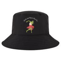 Ghouls Just Want to Have Fun 80's zombie dancing Cool Comfort Performance Bucket Hat