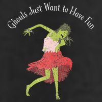 Ghouls Just Want to Have Fun 80's zombie dancing Cool Comfort Performance Bucket Hat