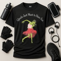 Ghouls Just Want to Have Fun 80's zombie dancing Performance Shirt