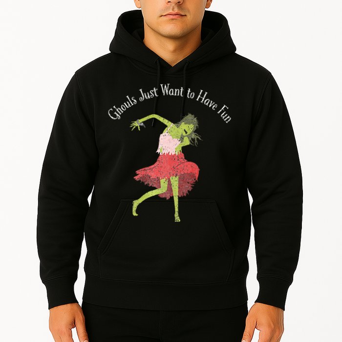 Ghouls Just Want to Have Fun 80's zombie dancing Hoodie
