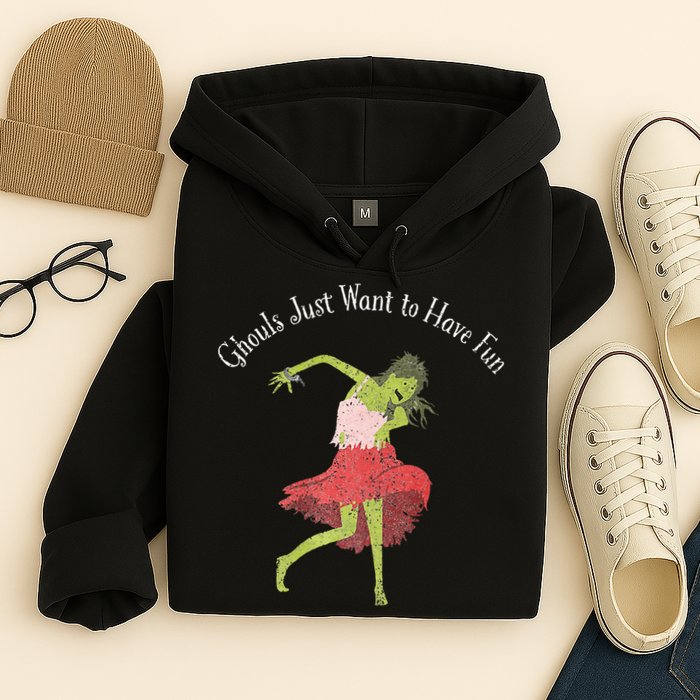 Ghouls Just Want to Have Fun 80's zombie dancing Hoodie