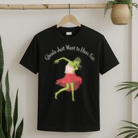 Ghouls Just Want to Have Fun 80's zombie dancing T-Shirt